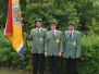 Neue Fahnengruppe / Jungschützen / Schützen der Vierten für die Königsscheibe   